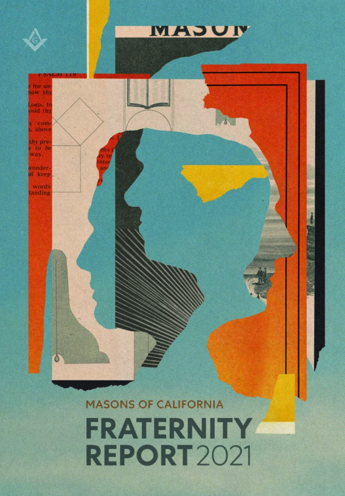 Capa do Relatório da Fraternidade de 2021 dos maçons da Califórnia