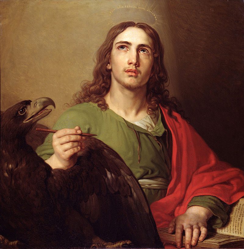 Saint John and the Eagle, by Vladimir Borovikovsky Saint John the Evangelist. For centuries, Saint John the Baptist and Saint John the Evangelist have been the patron saints of Freemasonry.