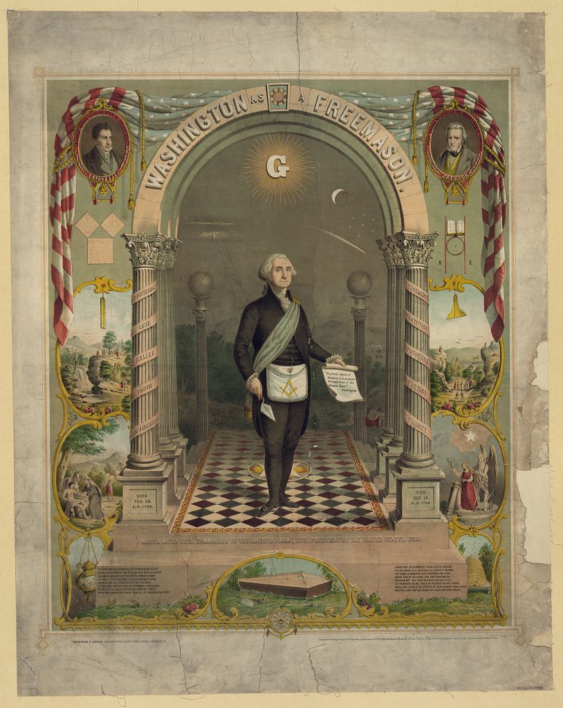 George Washington Freemason, famous freemasons, famous masons