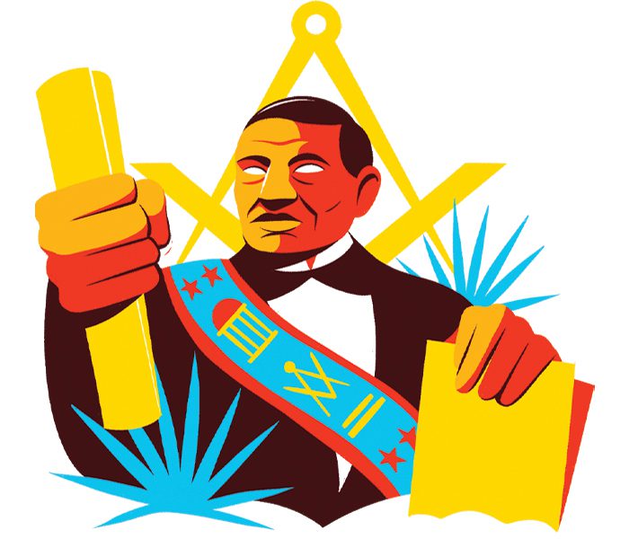 Benito Juarez, former president of Mexico and an influential Freemason. Many of the liberators and revolutionary figures of Latin America were Freemasons. 