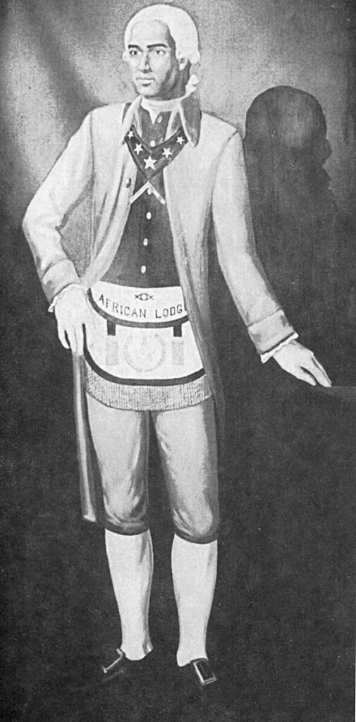 Prince Hall, fundador e homônimo da Prince Hall Masonry, a mais antiga ordem maçônica negra do mundo.