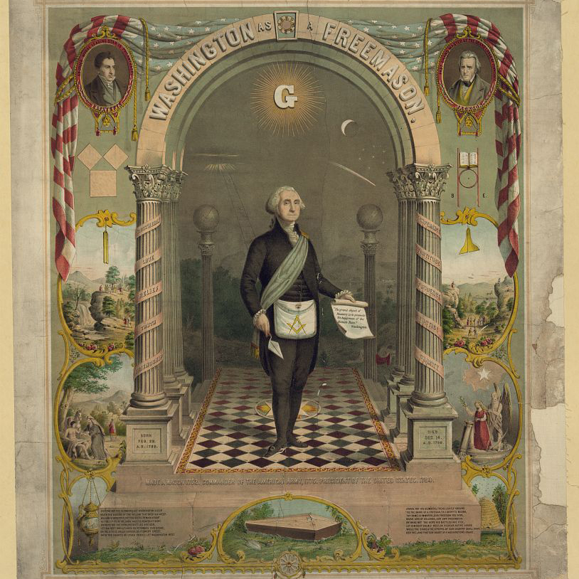 George Washington Freemason, sikat na freemason, sikat na mason