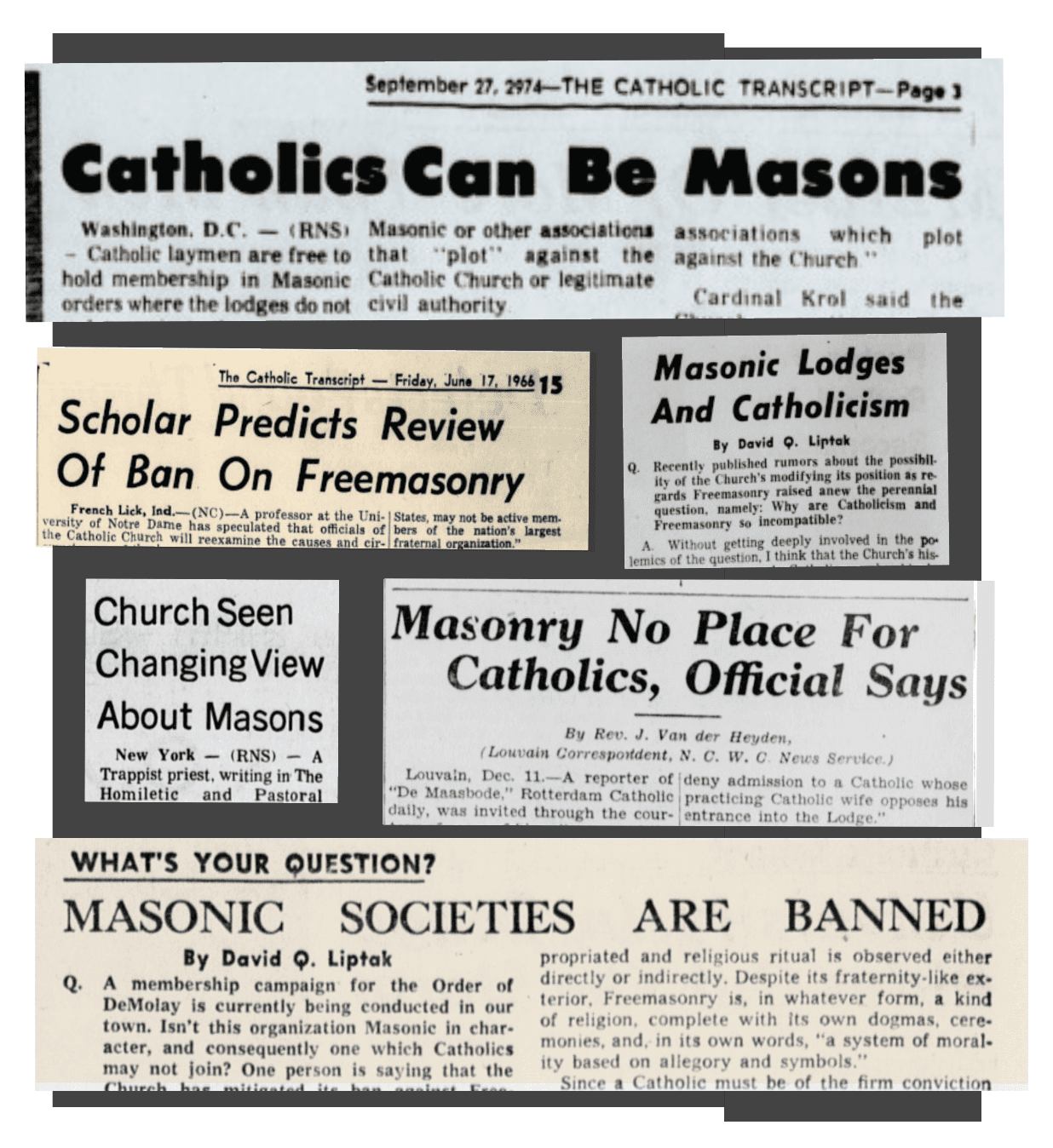 Catholicism and Freemasonry