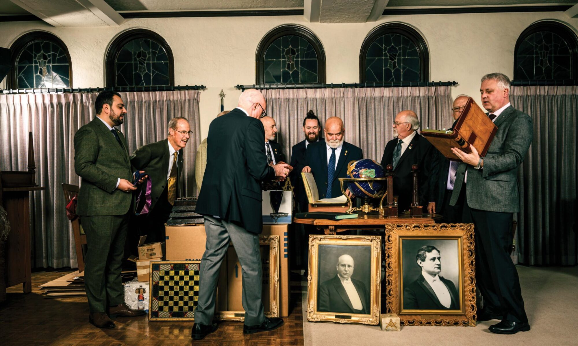 Members of Oakland Lodge No. 61