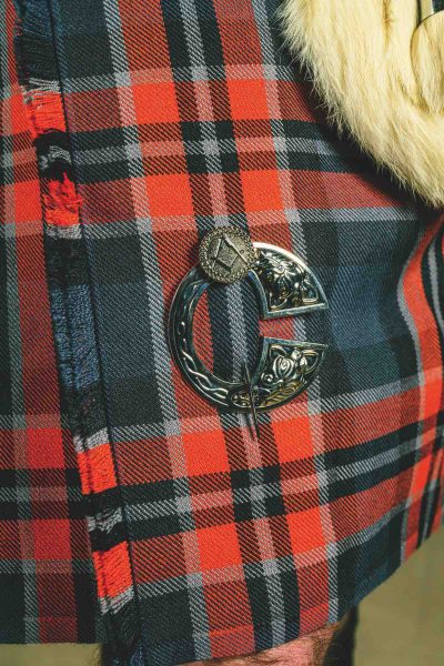 Close up of kilt from Prometheus No. 851