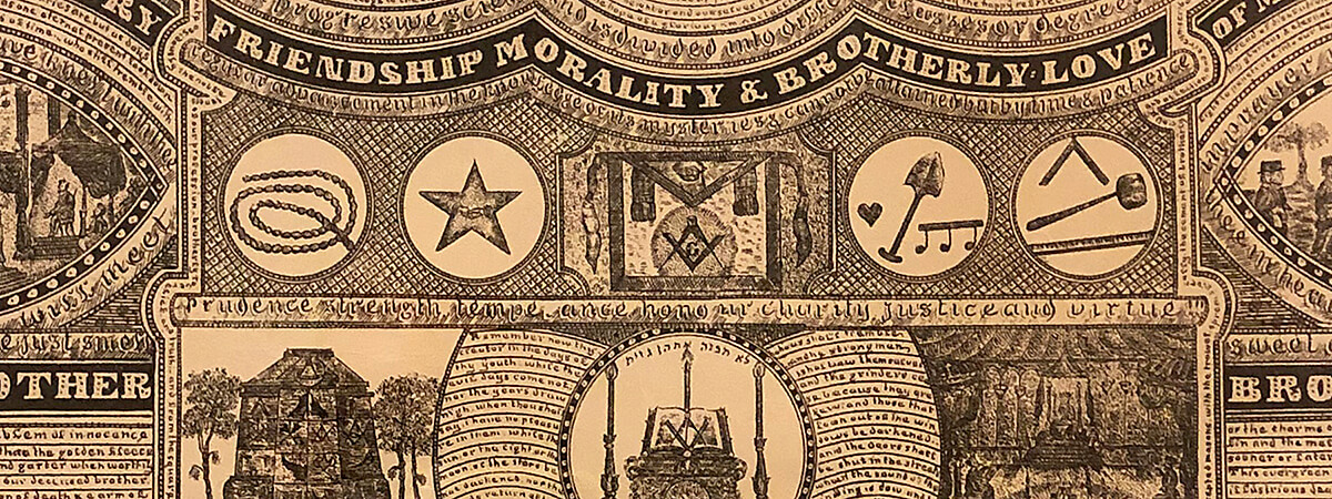 Friendship, morality, brotherly love. Three tenets of Freemasonry.
